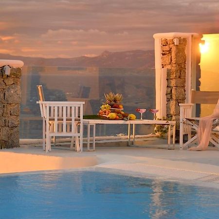Mykonos Sea View Luxury Villa By Calypso Sunset Villas Mykonos Town Esterno foto