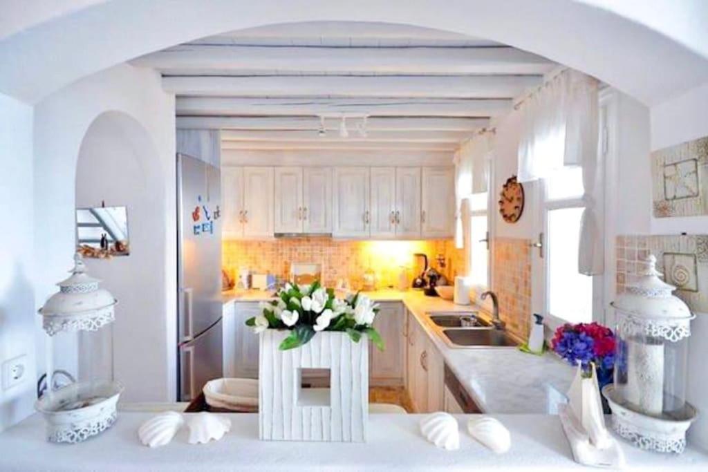 Mykonos Sea View Luxury Villa By Calypso Sunset Villas Mykonos Town Esterno foto