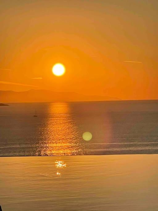 Mykonos Sea View Luxury Villa By Calypso Sunset Villas Mykonos Town Esterno foto